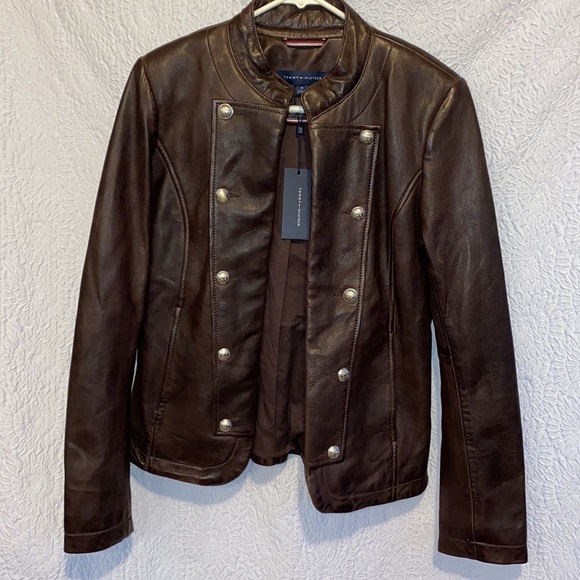 Tommy Hilfiger Leather Band Jacket - Picture 4 of 9